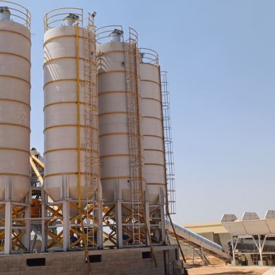 MEKA Commissioned Stationary Concrete Batching Plant in Egypt