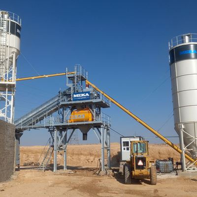 MEKA has successfully installed C100 Compact Batching Plant in Jordan