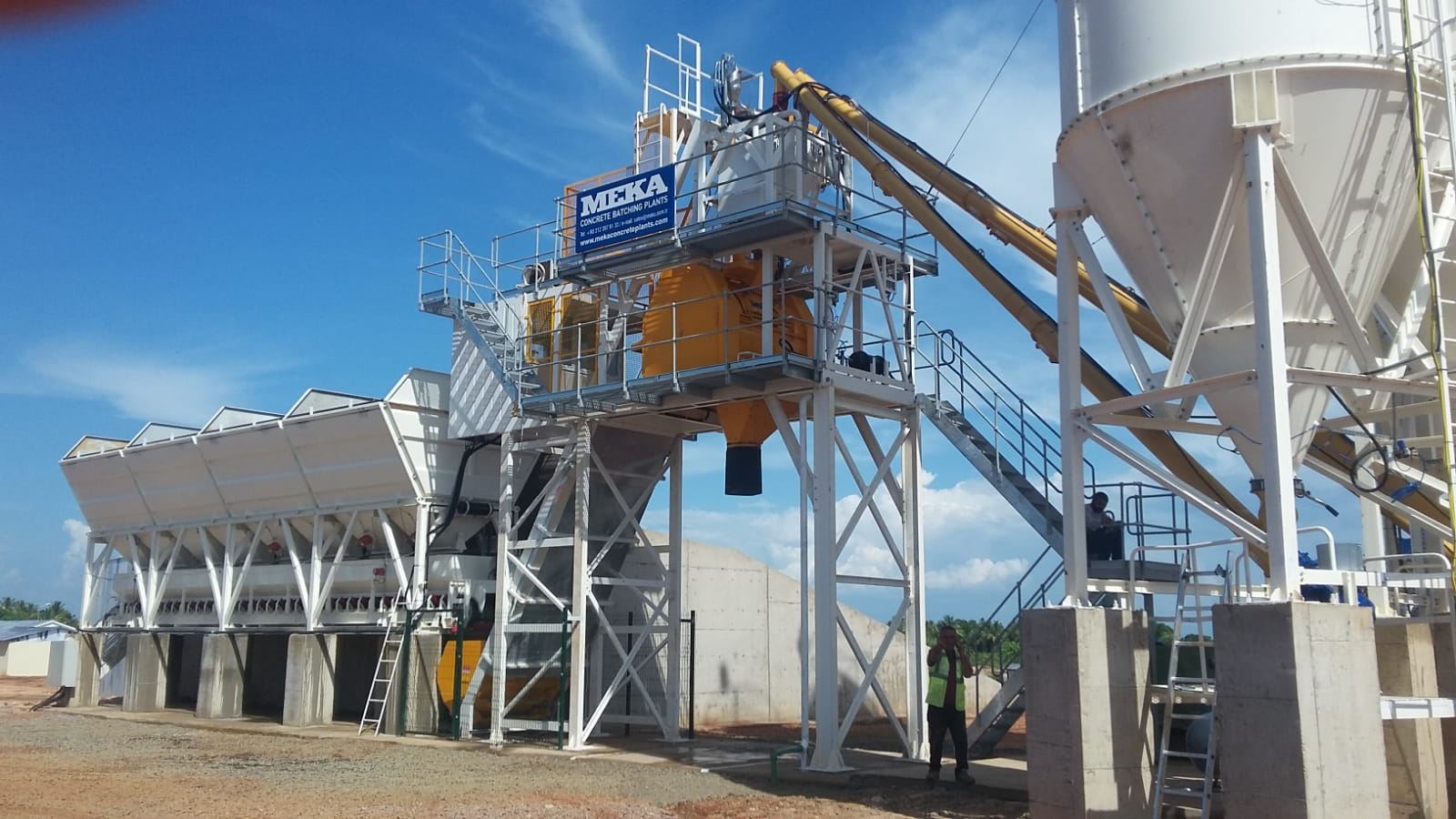 MB-C60 Compact Concrete Batching Plants - MEKA Concrete Plants