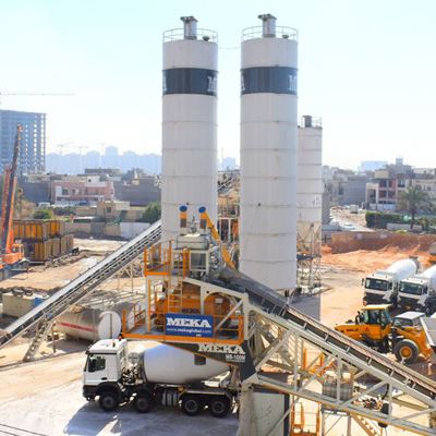 Iraq, Baghdad: Mobile Concrete Batching Plants Play a Leading Role in Modern Housing Project