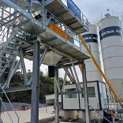 MEKA Supports the Recovery of the Earthquake Region with Concrete Batching Plants 