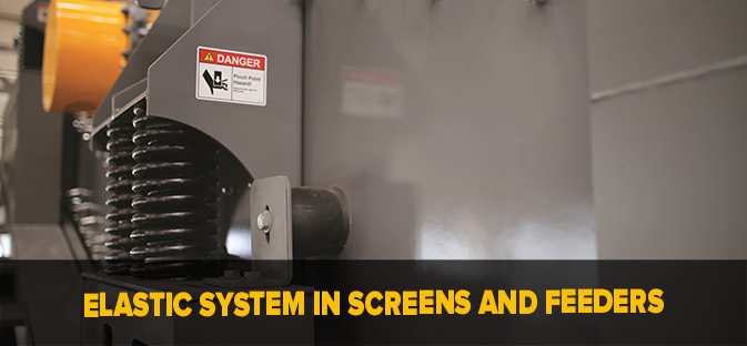 ELASTIC SYSTEM FOR SCREENERS AND FEEDERS