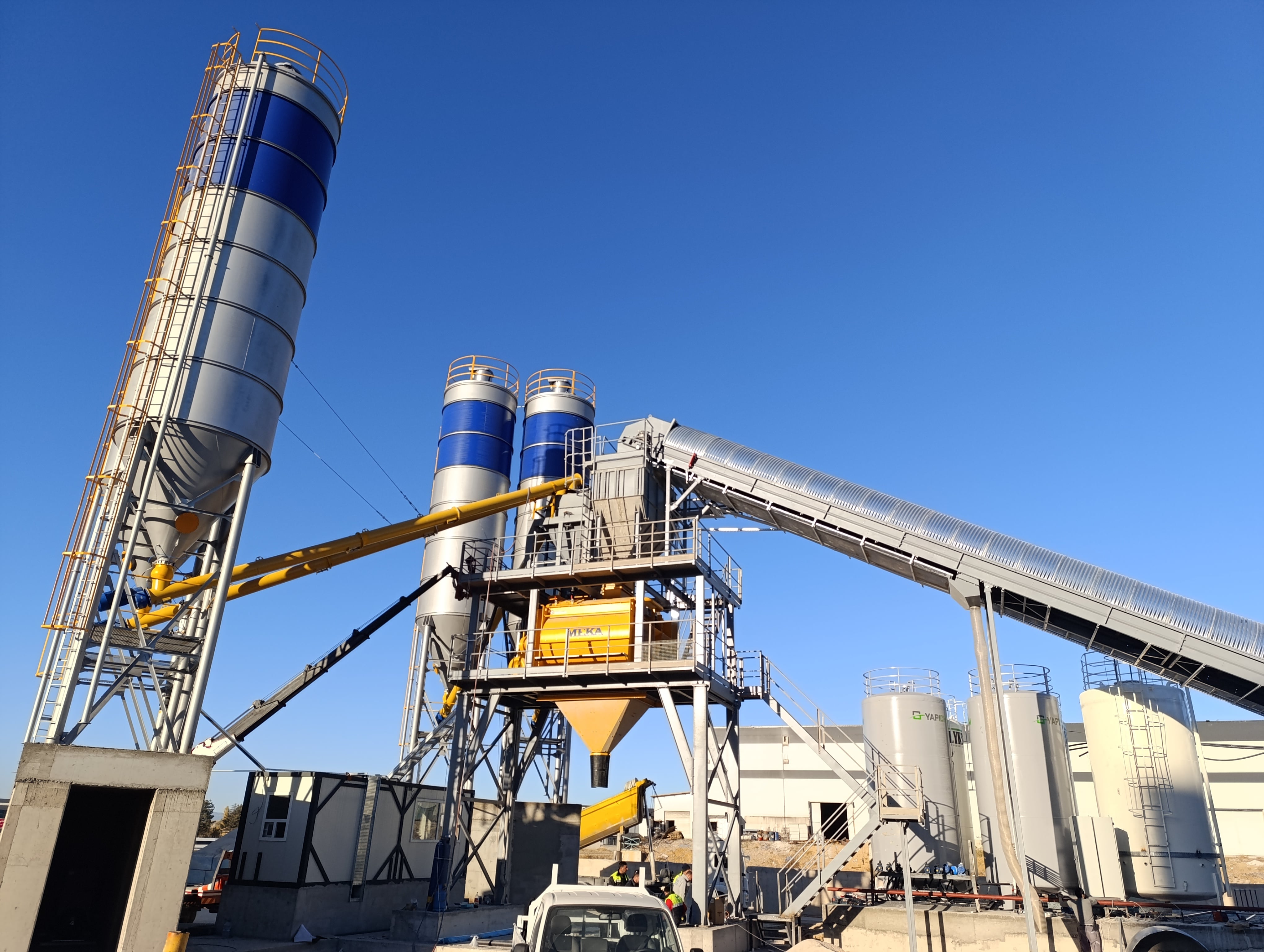 MEKA a mis en service une nouvelle centrale à béton de grande capacité pour BAŞTAŞ à Akyurt, Ankara