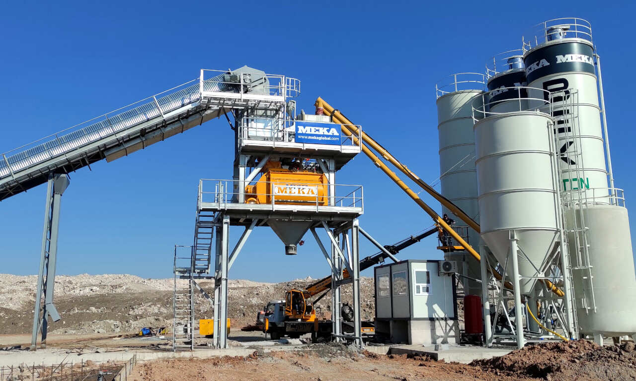 MEKA K145 Concrete Batching Plant Supports ASO 1st Organized Industrial Zone Expansion
