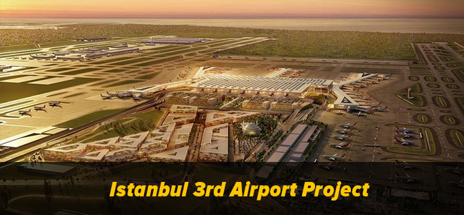 MEKA Concrete Batching Plants On New Istanbul Airport In Turkey
