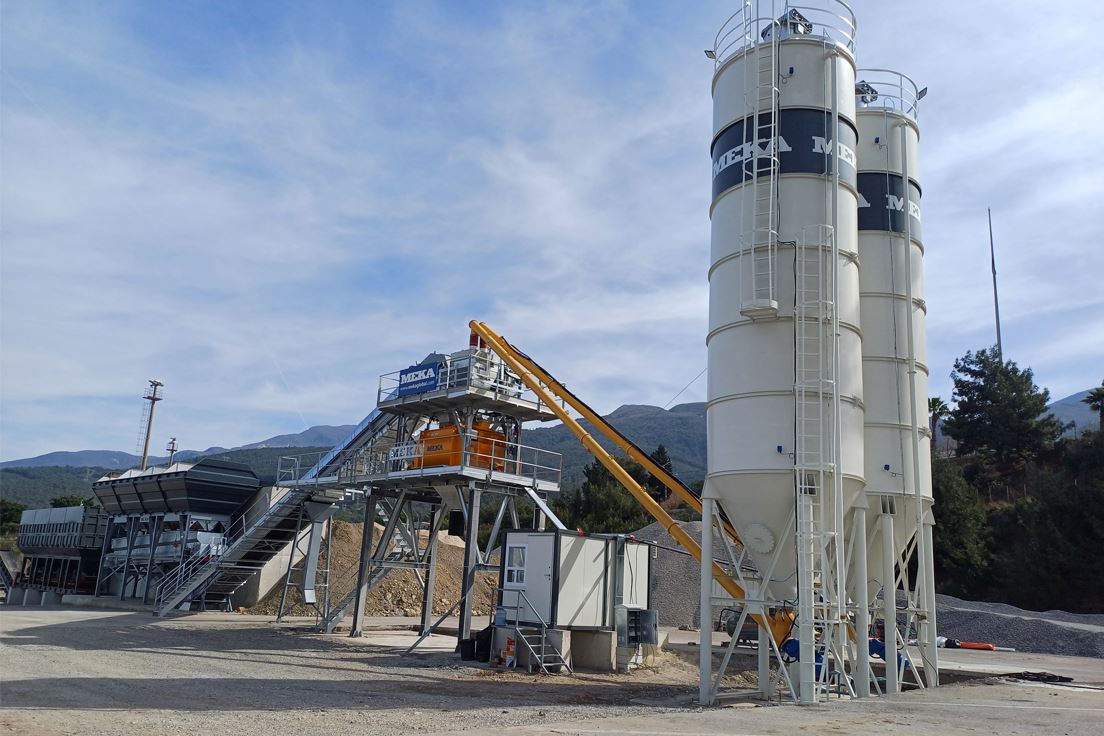 MEKA Supports the Recovery of the Earthquake Region with Concrete Batching Plants