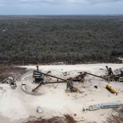 Sable produit pour le marché en croissance du Yucatan, Mexique