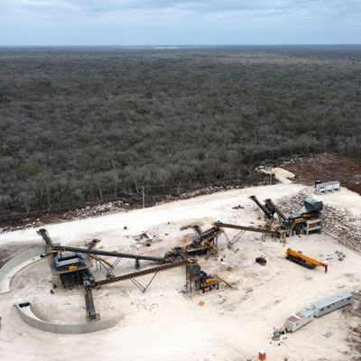 Sable produit pour le marché en croissance du Yucatan, Mexique