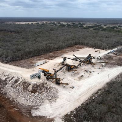 Sable produit pour le marché en croissance du Yucatan, Mexique