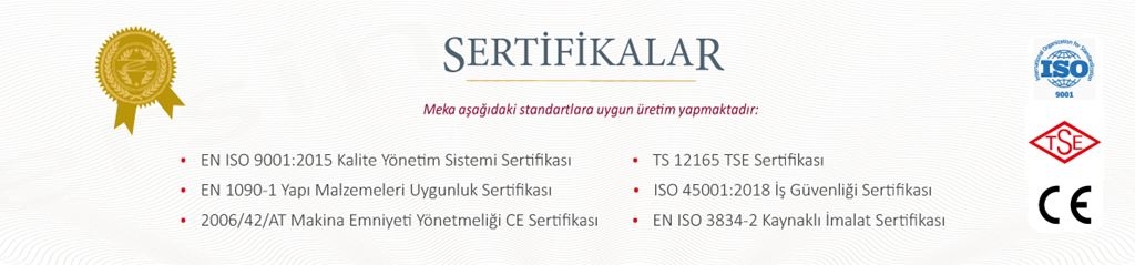 SERTİFİKALAR