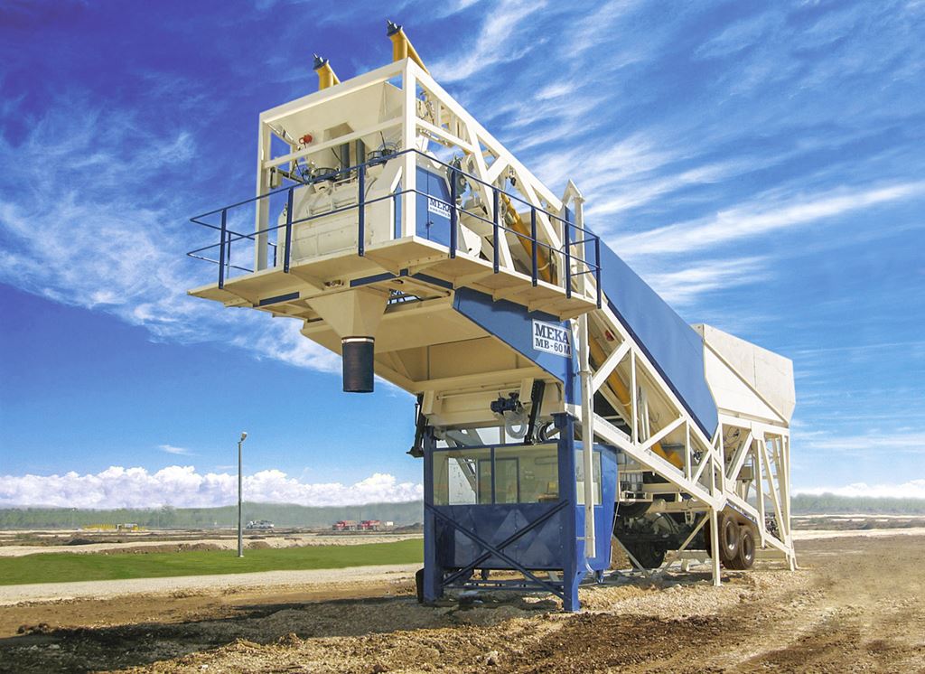 Figure 3Heavy and stable main chassis of MEKA mobile concrete batching plants allows extreme durability, continuous long-life operation and sensitive weighing by minimizing the vibrations to the scales.